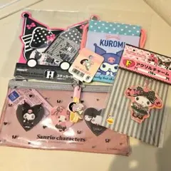 サンリオ Kuromi ポーチ＆アクリルチャーム等セット♡新品、未使用品