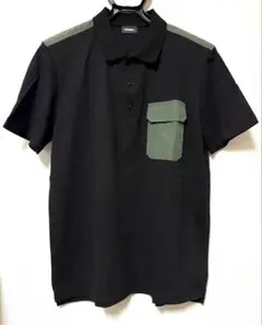 新品未使用 DIESEL ディーゼル ポロシャツ ブラック M