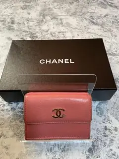 CHANEL シャネル コンパクトウォレット 折り財布 カメリア