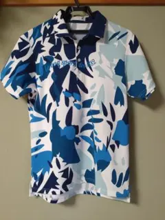 le coq sportif カモフラージュゴルフシャツ　Ｌ