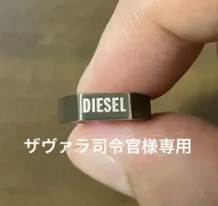 DIESEL 六角形フープピアス