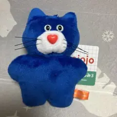 mojojojo マスコットぬいぐるみ3 Nicky 青　ねこ