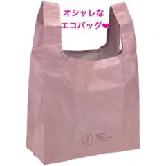 *お値下げ*【新品未使用】☆タイベック素材☆ エコバッグ スモーキーピンク