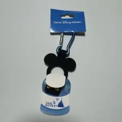 東京ディズニーリゾート ミッキー カラビナペットボトルホルダー付　黒