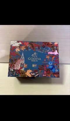 GODIVA ジュエリーボックス　猫　空箱　50周年アニバーサリー