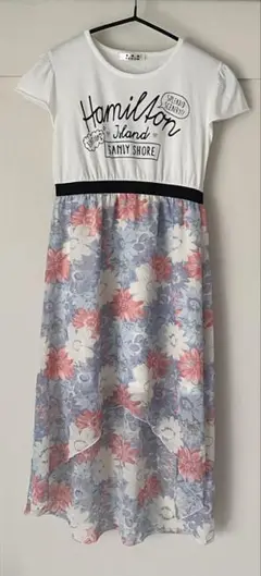 ⭐︎美品 BEGUM 切り替えワンピース 花柄150⭐︎