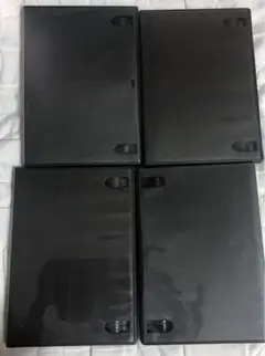 DVD 空ケース　1枚入り× 4個セット 黒