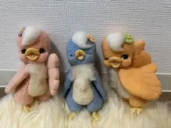 作家様作　羊毛フェルト　マスコット　小鳥3匹セット