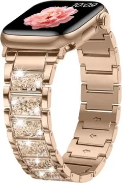 Sixmoat ブリンブリンダイヤモンド 金属バンド Apple Watch