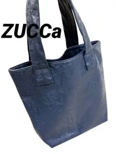極美品（完売カラー）zucca EMBOSSバッグ　ネイビー