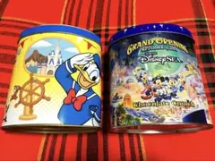 【空缶】ディズニー 空き缶 2点まとめ売り