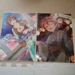 ラブライブ　虹ヶ咲　デートクリアファイルセット　エマ・ヴェルテ
