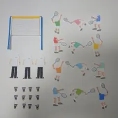 バドミントン★色紙・寄せ書き用シール12枚セット★卒業　引退　アルバム