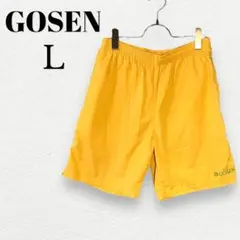GOSEN スポーツウェア　ハーフパンツ　ショートパンツ　イエロー　L