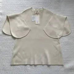 heve ペタルニット アイボリー heve へイブ ペタルニット アイボリー