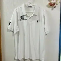 U.S. POLO ASSN. ホワイトポロシャツ Lサイズ