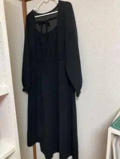 CLETTEクレットオリジナル★デコルテリボンワンピース