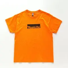 マキタ 両面プリント Tシャツ オレンジ【Ｌ】