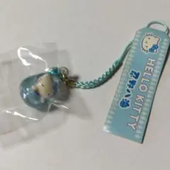 ご当地キティ　根付け　忍野八海ストラップ