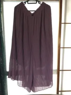 シフォンプリーツスカートパンツXL新品 ユニクロ¥2990