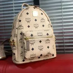 MCM エムシーエム バックパック ベージュ