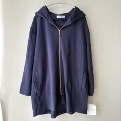 Le MARAIS ル・マレ　ネイビー ロングパーカー 新品未使用タグ付 フリー