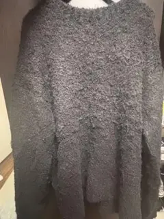 EMMA CLOTHES 黒 ニットセーター L