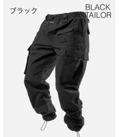 美品　定価1.3万程　BLACK TAILOR ブラック カーゴパンツ　ナイロン