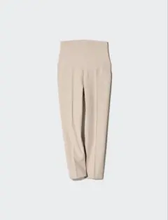 ユニクロ　スマートアンクルマタニティパンツ　ベージュ　XL