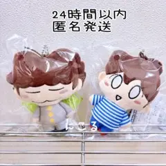 《③新品》あたしンち　マスコットキーホルダー　ユズヒコ　みかん　ぬいぐるみ　2点
