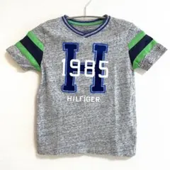 TOMMY HILFIGER キッズ 半袖 Tシャツ S 6-7歳 グレー ロゴ