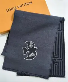 ルイヴィトン エシャルプ LVハーモニー マフラー モノグラム ストライプ