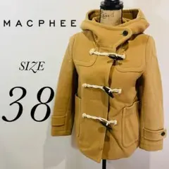 【MACPHEE】マカフィー ダッフルコート キャメル 人気 38サイズ