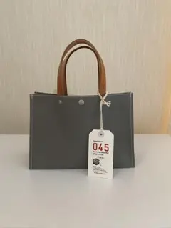 無印良品　諸国良品　横濱帆布鞄　Ｈ　グレー（森野艦船帆布）