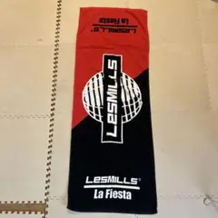 LES MILLS タオル La Fiesta 赤黒