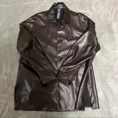 SHINYAKOZUKAブラックフェイクレザージャケット SHINYAKOZUKA（シンヤコヅカ）の「SHINYA KOZUKA /シンヤ コヅカ