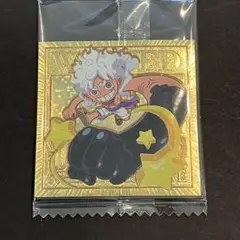 ワンピース　シールウエハース12 ゴールドパラレル　表　ルフィ　裏SEC1