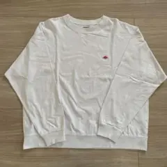 DANTON ロングスリーブ スウェットTシャツ ホワイト