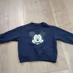 ミッキーマウス トレーナー ネイビー　90 UNIQLO