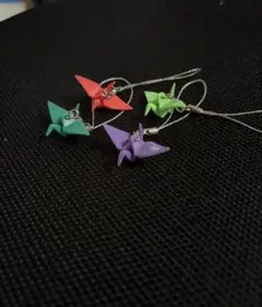 折鶴　鶴　キーホルダー　チャーム