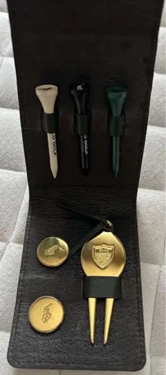 ラルフローレン　未使用⭐︎ 美品⭐︎ ゴルフティー＆マーカーセット ラルフローレン 未使用⭐︎ 美品⭐︎ ゴルフティー＆マーカー