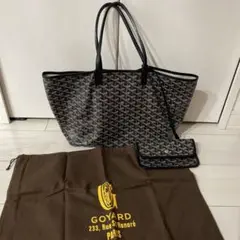 GOYARD ゴヤール サンルイPM トートバッグBLACK