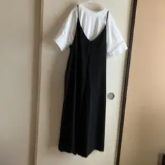 ワイドパンツレディースオールインワンサロペット フリーサイズ新品未使用
