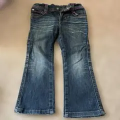 ジーンズ フレアパンツ 100cm