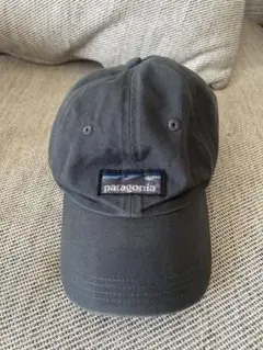 patagonia 黒 vintage ベースボールキャップ
