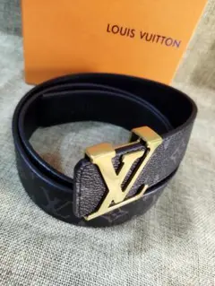 LOUISS VUITTONN ブラウンレザーベルト 100cm/40