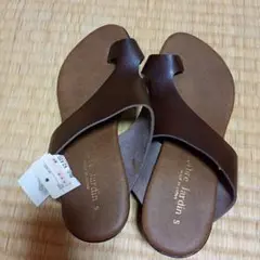 le jardin s ブラウン トングサンダルレディース