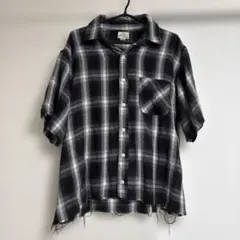 Backers 半袖シャツ Mサイズ　オンブレチェック