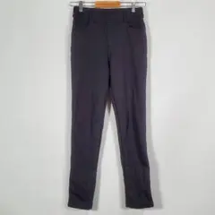Provador レディース パンツ 裏起毛 黒 無地 シンプル 普段使い S