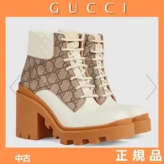 【GUCCI 限定1点!】グッチ GGアンクルブーツ ウィメンズ 24.0cm